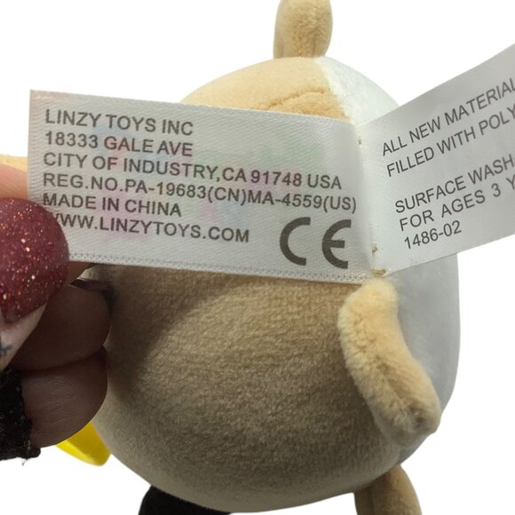 Smoochy Pals Puppy Dog Soft Plush Backpack Clip Keychain 4.5" Linzy - Picture 5 of 6